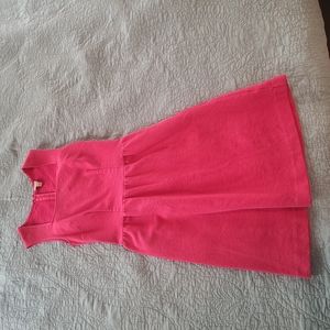 Bright pink dress